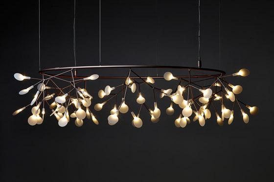 Heracleum The Big O - Small Copper | Suspended lights | moooi