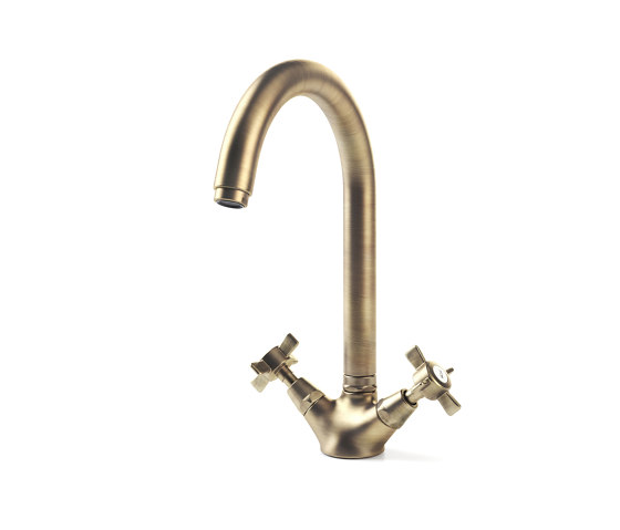 TAPS | TAP WITH CURVED GOOSENECK SPOUT | Kitchen taps | Officine Gullo