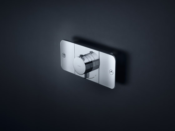AXOR One Thermostatic module for concealed installation, for 2 outlets | Shower controls | AXOR