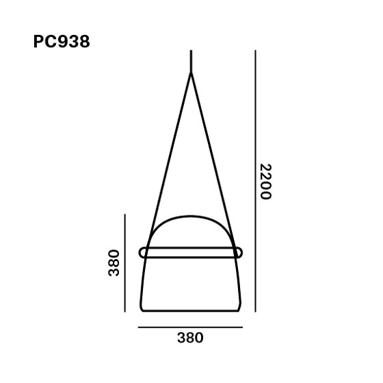 Mona Large Pendent PC938 | Lampade sospensione | Brokis