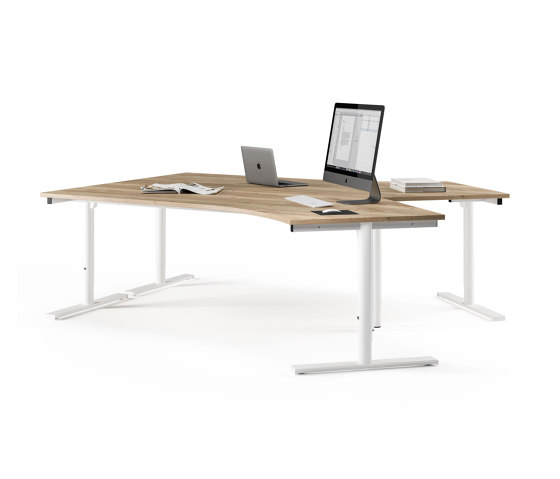 Sympas Manuell höhenverstellbarer Schreibtisch | Schreibtische | Assmann Büromöbel