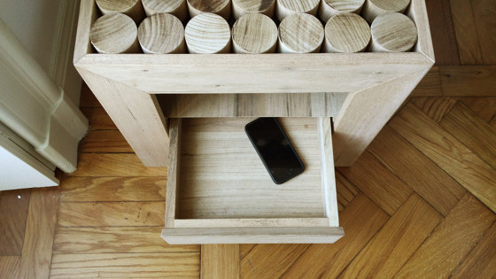 Sofia comodino con cassetto in legno | Comodini | mg12