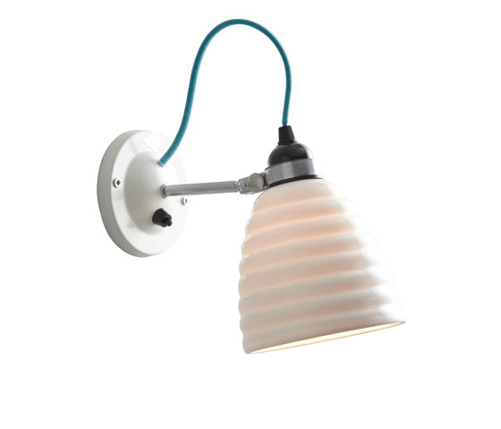 Hector Bibendum Wall Light, Switched with Turquoise Cable | Lampade parete | Original BTC