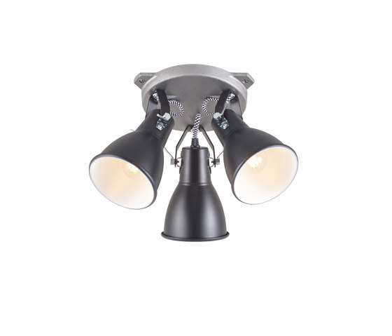 Stirrup Triple Ceiling Light Black | Lampade plafoniere | Original BTC
