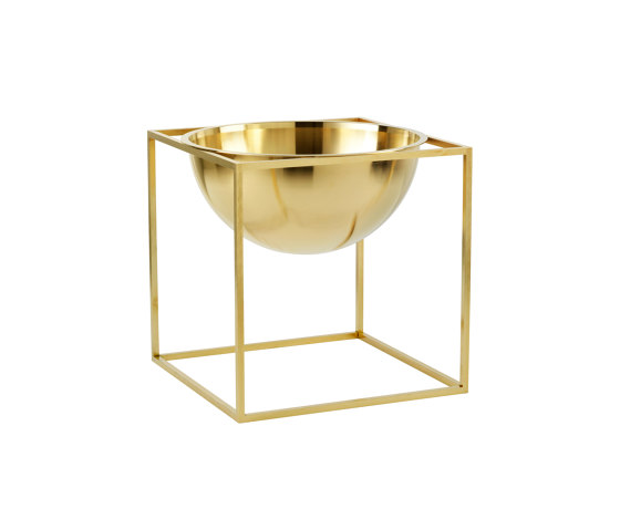 Kubus Bowl Large, Brass | Ciotole | Audo Copenhagen