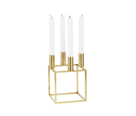 Kubus 4, Brass | Candlesticks / Candleholder | Audo Copenhagen