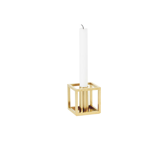 Kubus 1, Brass | Candlesticks / Candleholder | Audo Copenhagen