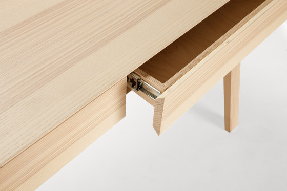 4.9  Bureau 2 tiroirs en bois lituanien | Bureaux | EMKO PLACE