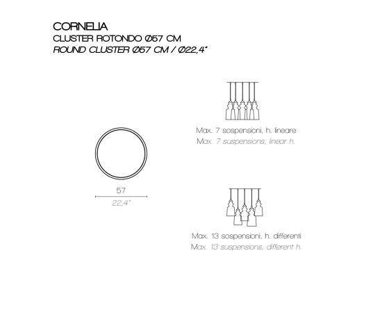 CORNELIA SO | Suspended lights | Contardi Lighting