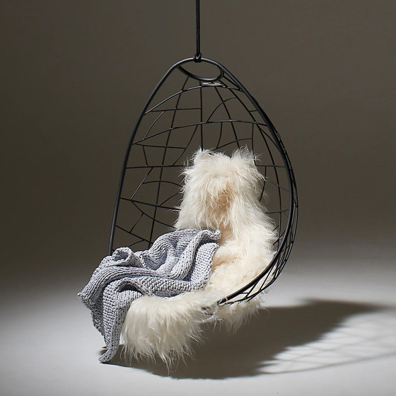 Nest Egg Hanging Chair Swing Seat - Twig Pattern | Balancelles | Studio Stirling