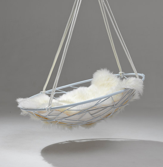 Basket Twig Hanging Chair Swing Seat | Dondoli | Studio Stirling