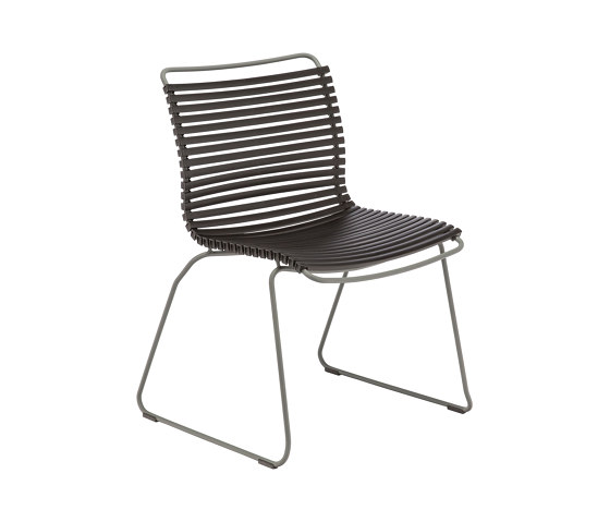 CLICK | Dining chair Black No Armrest | Sedie | HOUE