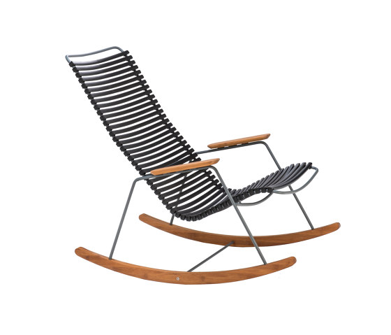 CLICK | Rocking chair Black | Poltrone | HOUE