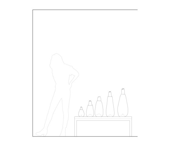 Bottle Vessel Amber | Vases | SkLO