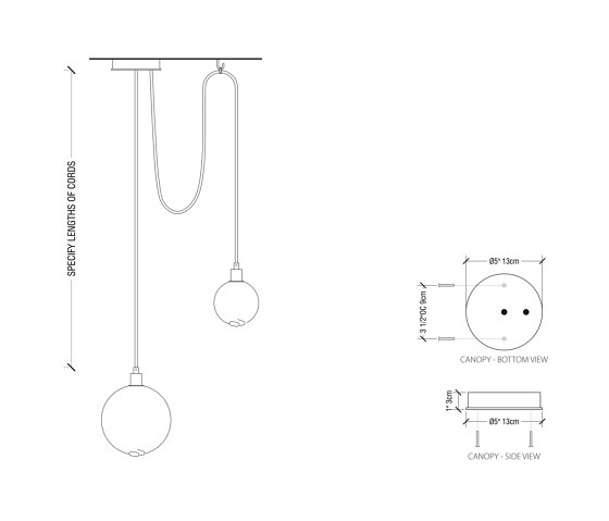 Drape Composition 1 Pendant | Lampade sospensione | SkLO