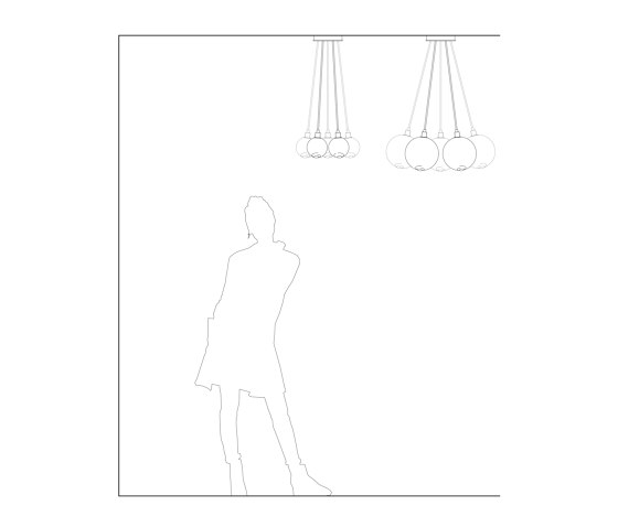 Drape Cluster 7 Pendant (4.5 In Glass) | Lámparas de suspensión | SkLO