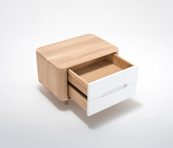 Ena nightstand | 60 - 2 drawers | Tables de chevet | Gazzda