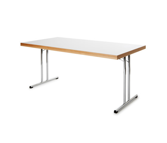 Table à pieds rabattables 1611 avec bordure | Tables collectivités | Embru-Werke AG