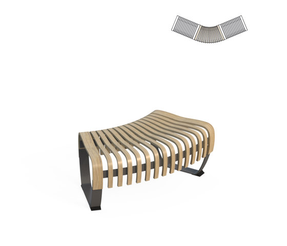 Nova C Bench 30° | Bancs | Green Furniture Concept