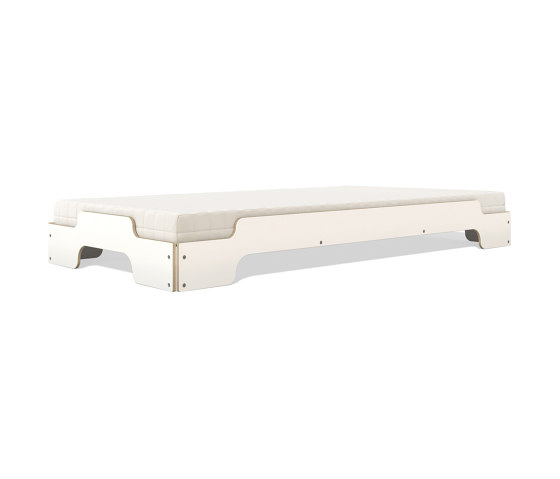 Stacking bed classic CPL white | Camas | Müller small living
