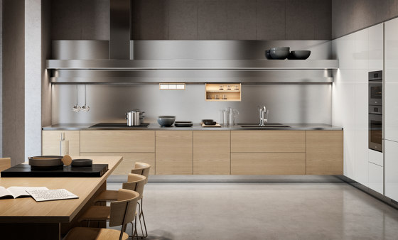 Gamma linear layout | Fitted kitchens | Arclinea