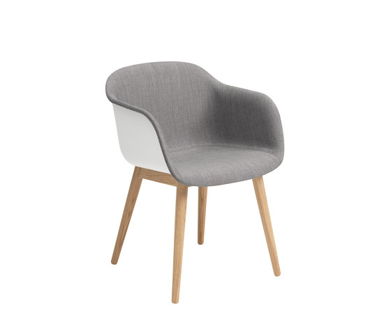 Fiber Armchair | Wood Base | Textile | Chairs | Muuto