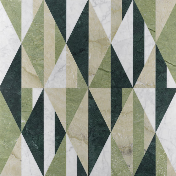 Opus | Tangram aloe | Panneaux en pierre naturelle | Lithos Design