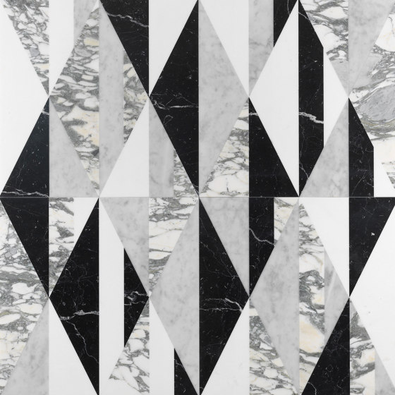 Opus | Tangram chaplin | Panneaux en pierre naturelle | Lithos Design