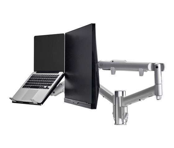 Modular | 2 x Dynamic Monitor/Notebook Arms on 135mm Post AWMS-2-ND13 | Table accessories | Atdec