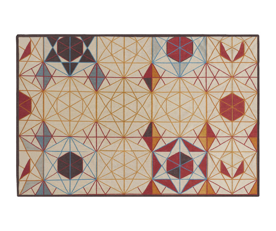 Hexa Rectangular Rug Naranja 2 | Alfombras / Alfombras de diseño | GAN