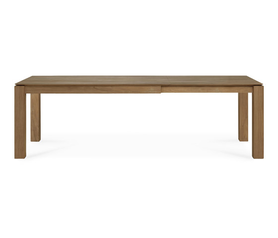 Slice | Teak extendable dining table - legs 10 x 10 cm | Tavoli pranzo | Ethnicraft