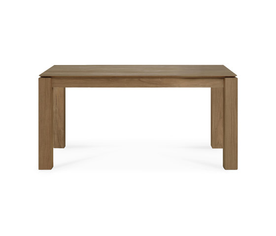 Slice | Teak extendable dining table - legs 10 x 10 cm | Mesas comedor | Ethnicraft