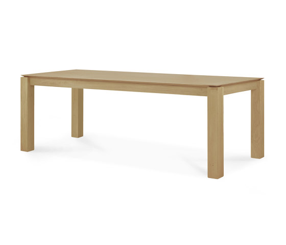 Slice | Oak dining table - legs 10 x 10 cm | Dining tables | Ethnicraft