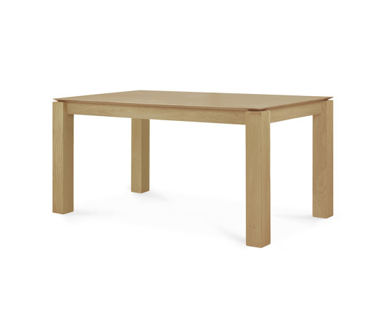 Slice | Oak extendable dining table - legs 10 x 10 cm | Dining tables | Ethnicraft