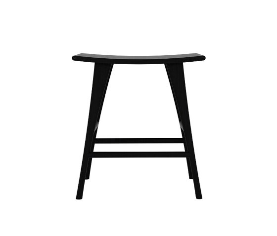 Osso | Oak black counter stool - varnished | Credenze | Ethnicraft