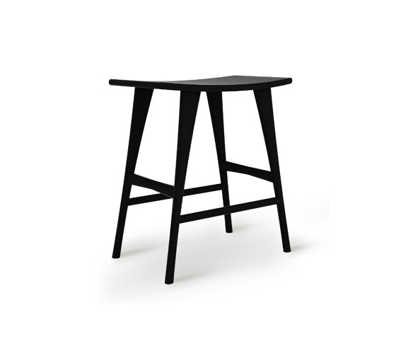 Osso | Oak black counter stool - varnished | Credenze | Ethnicraft