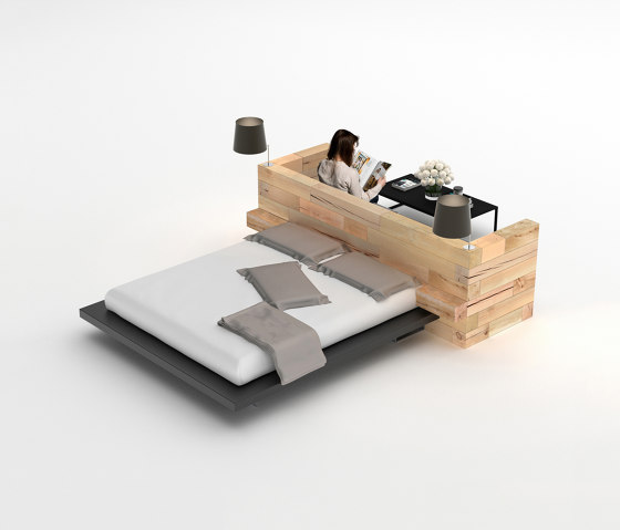 CRAFTWAND® - headboard mixed with sofa design | Testiere di letto | Craftwand