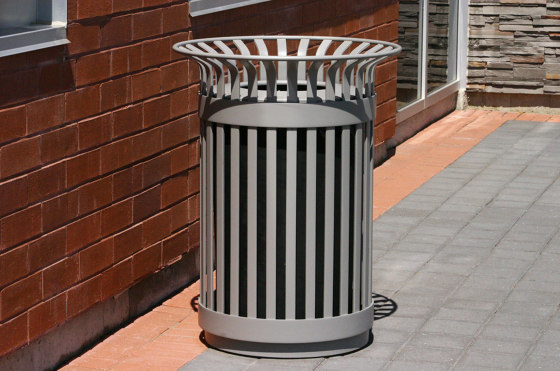 MLWR200-32-ST Trash Container | Pattumiere | Maglin Site Furniture
