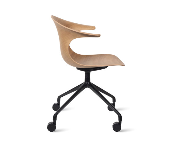 Loop 3D Wood Swiwel with Castors | Chaises | Infiniti