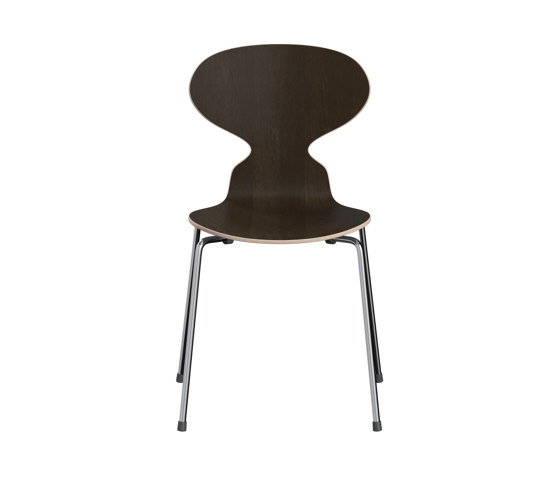 Ant™ | Chair | 3101 | Dark stained oak veneer | Chrome base | Chaises | Fritz Hansen