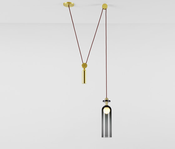 Shape Up Pendant - Cylinder (Midnight) | Suspensions | Roll & Hill