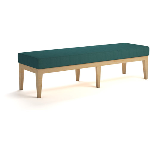 Jackson 3 seat wood frame bench | Benches | ERG International