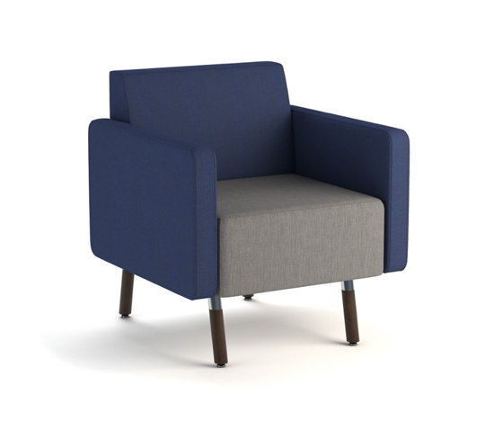 Laguna lounge seat with wood legs | Armchairs | ERG International