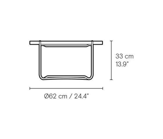 CH417 | Tray Table | Ø62 | Tavolini alti | Carl Hansen & Søn