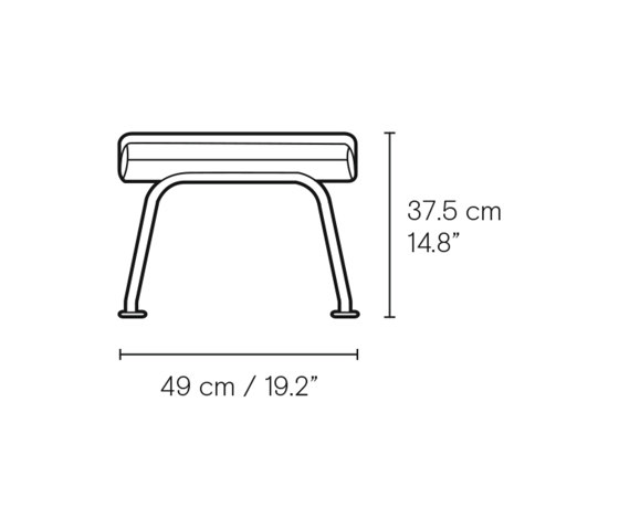 CH446 | Footstool | Pufs | Carl Hansen & Søn