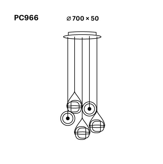 Capsula Metal Conopy PC966 | Lámparas de suspensión | Brokis