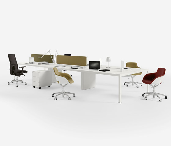 Frame EVO operative | Desks | Sinetica Industries