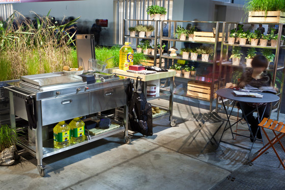 Outdoor kitchens OUT130-C60+C60/1 | Modular kitchens | ALPES-INOX