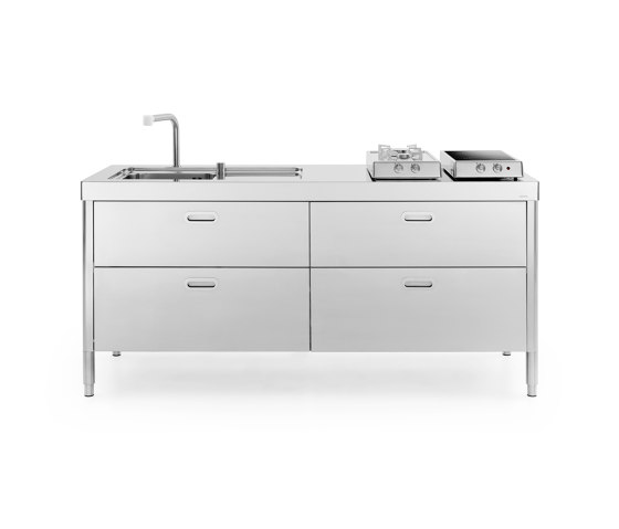Washing and cooking kitchens LC190-C90+C90/1 | Cuisines compactes | ALPES-INOX