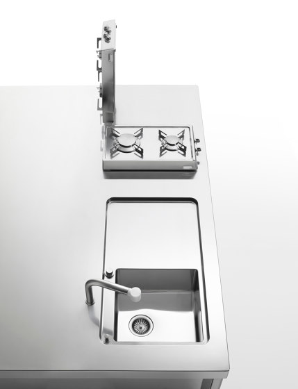 Lavaggio-Cottura I-LC190-C90+C90/1 | Cucine compatte | ALPES-INOX
